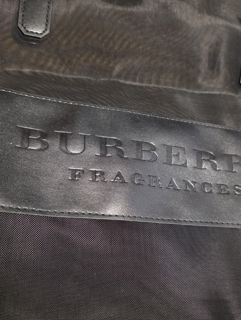 Burberry Fragrances Black Tote Bag Large Logo - Picture 3 of 7